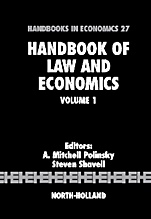 Handbook of Law and Economics - ISBN 9780444512352
