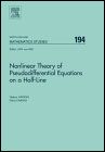 Nonlinear Theory of Pseudodifferential Equations on a Half-line - ISBN 9780444515698