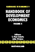 Handbook of Development Economics - ISBN 9780444531001