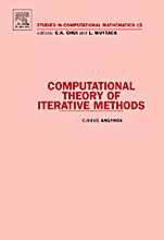 Computational Theory of Iterative Methods - ISBN 9780444531629