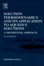 Solution Thermodynamics and Its Application to Aqueous Solutions: A Differential Approach - ISBN 9780444636294