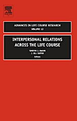 Interpersonal Relations Across the Life Course - ISBN 9780762312924
