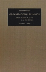 Research in Organizational Behavior - ISBN 9780892325511
