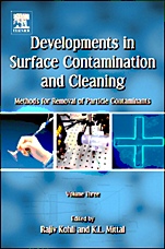 Developments in Surface Contamination and Cleaning, Volume 3: Methods for Removal of Particle Contaminants - ISBN 9781437778854