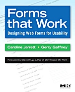 Forms that Work: Designing Web Forms for Usability - ISBN 9781558607101