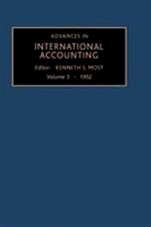 Advances in International Accounting - ISBN 9781559384155