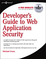 Developers Guide to Web Application Security - ISBN 9781597490610
