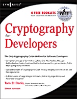 Cryptography for Developers - ISBN 9781597491044