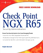 Check Point NGX R65 Security Administration - ISBN 9781597492454
