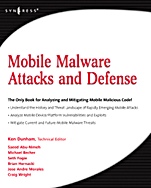 Mobile Malware Attacks and Defense - ISBN 9781597492980