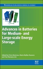 Advances in Batteries for Medium and Large-Scale Energy Storage: Types and Applications - ISBN 9781782420132
