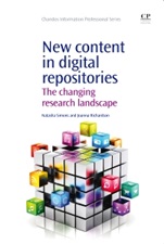 New Content in Digital Repositories: The Changing Research Landscape - ISBN 9781843347439
