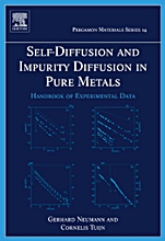 Self-diffusion and Impurity Diffusion in Pure Metals: Handbook of Experimental Data - ISBN 9781856175111
