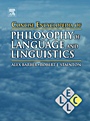 Concise Encyclopedia of Philosophy of Language and Linguistics - ISBN 9780080965000