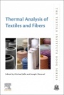 Thermal Analysis of Textiles and Fibers - ISBN 9780081005729
