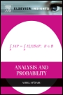 Analysis and Probability - ISBN 9780124016651