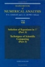 Handbook of Numerical Analysis - ISBN 9780444503503