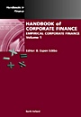 Handbook of Corporate Finance: Empirical Corporate Finance - ISBN 9780444508980