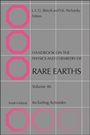 Handbook on the Physics and Chemistry of Rare Earths - ISBN 9780444632609