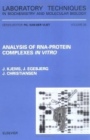 Analysis of RNA-Protein Complexes in vitro - ISBN 9780444824189
