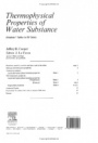 Thermophysical Properties of Water Substance: Students Tables in SI Units - ISBN 9780713132229