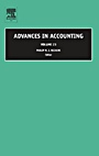 Advances in Accounting - ISBN 9780762314256