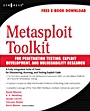 Metasploit Toolkit for Penetration Testing, Exploit Development, and Vulnerability Research - ISBN 9781597490740