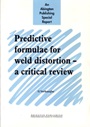 Predictive Formulae for Weld Distortion: A Critical Review - ISBN 9781855734449
