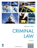 Criminal Law: Fourteenth Edition - ISBN 9780198788676