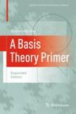 A Basis Theory Primer - ISBN 9780817646868