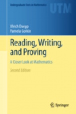Reading, Writing, and Proving - ISBN 9781441994783