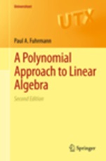 A Polynomial Approach to Linear Algebra - ISBN 9781461403371