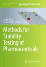 Methods for Stability Testing of Pharmaceuticals - ISBN 9781493992584