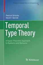 Temporal Type Theory - ISBN 9783030007034
