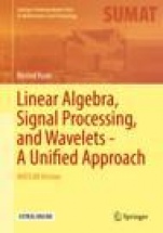 Linear Algebra, Signal Processing, and Wavelets - A Unified Approach - ISBN 9783030018115