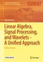 Linear Algebra, Signal Processing, and Wavelets - A Unified Approach - ISBN 9783030029395