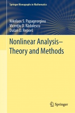 Nonlinear Analysis - Theory and Methods - ISBN 9783030034290