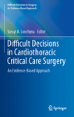 Difficult Decisions in Cardiothoracic Critical Care Surgery - ISBN 9783030041458