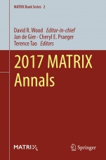 2017 MATRIX Annals - ISBN 9783030041601