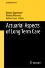 Actuarial Aspects of Long Term Care - ISBN 9783030056599