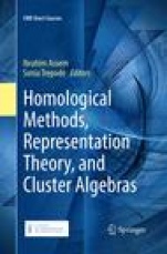 Homological Methods, Representation Theory, and Cluster Algebras - ISBN 9783030090296