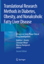 Translational Research Methods in Diabetes, Obesity, and Nonalcoholic Fatty Liver Disease - ISBN 9783030117474