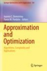 Approximation and Optimization  - ISBN 9783030127695
