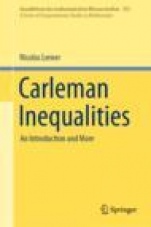 Carleman Inequalities - ISBN 9783030159924