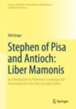 Stephen of Pisa and Antioch: Liber Mamonis - ISBN 9783030192334