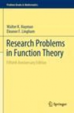 Research Problems in Function Theory - ISBN 9783030251673