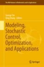 Modeling, Stochastic Control, Optimization, and Applications - ISBN 9783030254971