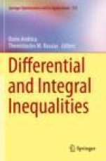 Differential and Integral Inequalities - ISBN 9783030274092