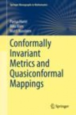 Conformally Invariant Metrics and Quasiconformal Mappings - ISBN 9783030320676