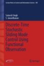 Discrete-Time Stochastic Sliding Mode Control Using Functional Observation - ISBN 9783030327996
